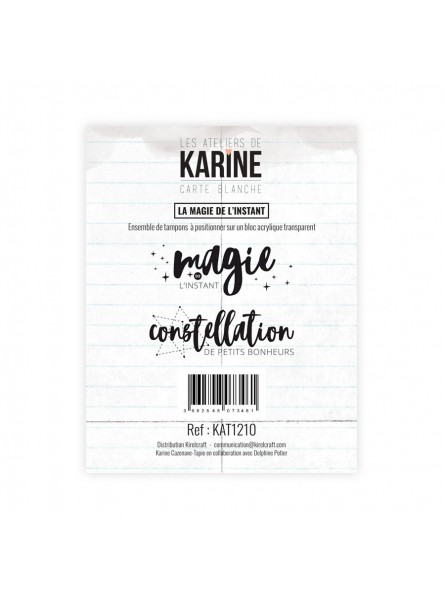 Tampons Clear NOMADE MAGIE CONSTELLATION LES ATELIERS DE KARINE