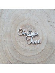 Chipboard Carton Bois CHRISTMAS TIME